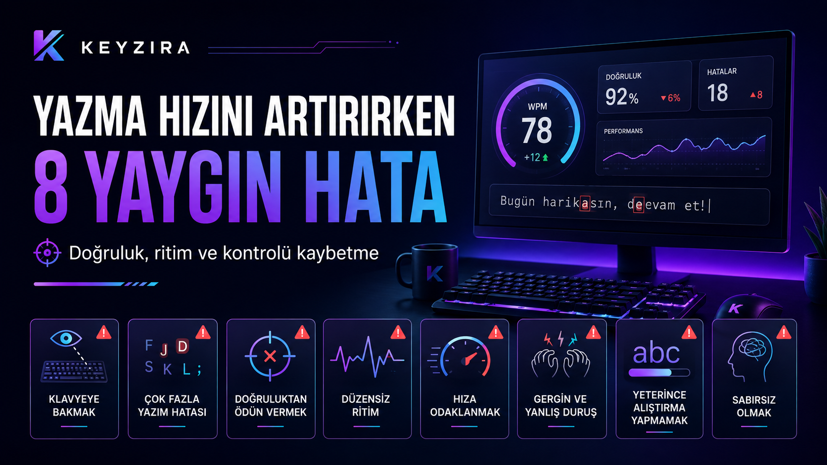Yazma Hızını Artırırken Yapılan 8 Yaygın Hata