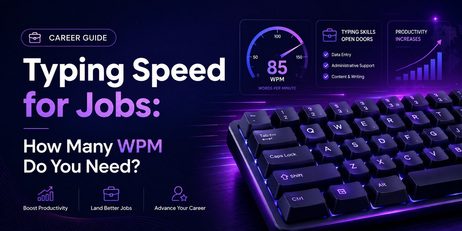 Typing Speed for Jobs: How Many WPM Do You Need?